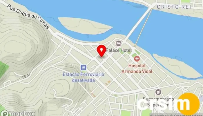 mapa de One Sat Loja de eletrônicos em São Fidélis