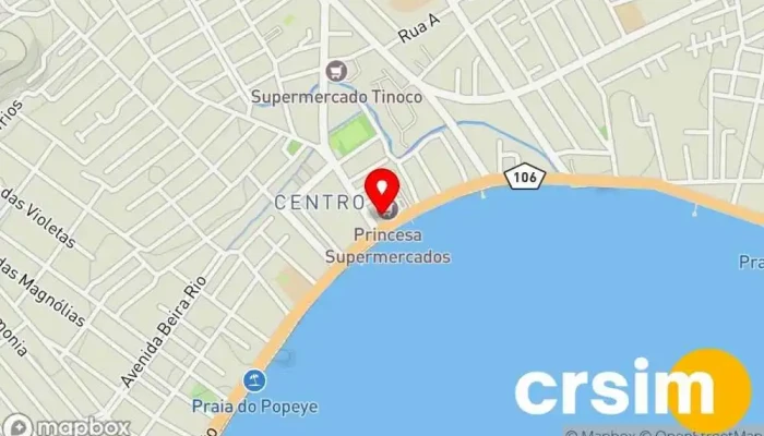 mapa de Ortobom Loja de colchões em Iguaba Grande