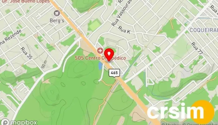mapa de Ortobom SEROPEDICA Loja de colchões em Seropédica