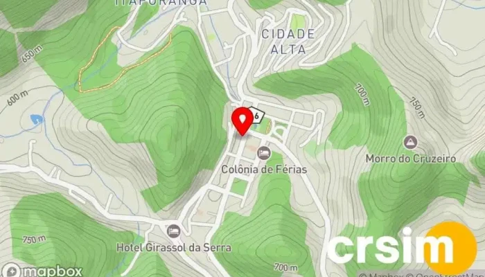 mapa de Padaria Central Padaria em Santa Maria Madalena