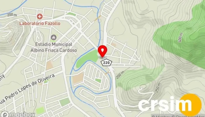 mapa de Padaria e Confeitaria do Ponto Padaria em Porciúncula