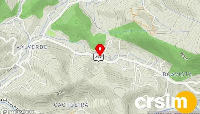 mapa de Padaria e Lanchonete Cantinho do Vale Padaria em São José do Vale do Rio Preto