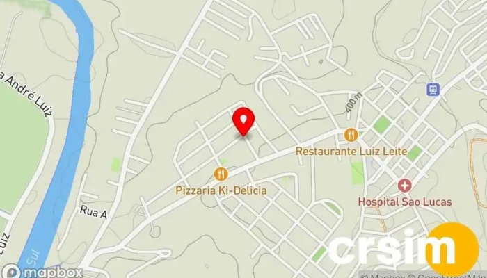 mapa de Padaria Mirandópolis Padaria em Quatis