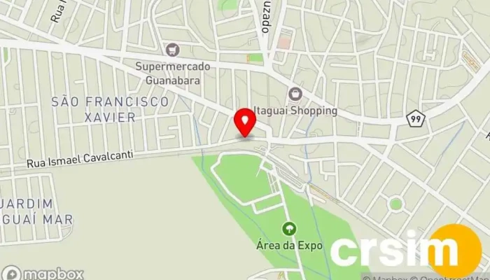 mapa de Panterahh Modas Loja de moda feminina em Itaguaí