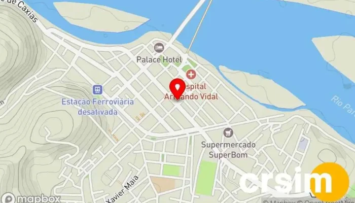 mapa de Papelaria Office Paper Papelaria em São Fidélis