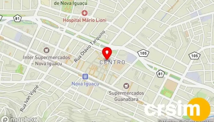 mapa de Papo Reto Cell Peças Nova Iguaçu 2 Loja de eletrônicos em Nova Iguaçu