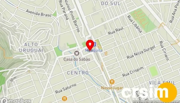 mapa de Paraíba In Rio Loja de roupas de cama, Loja de materiais para artesanato, Loja de artigos para cama, mesa e banho em Mesquita