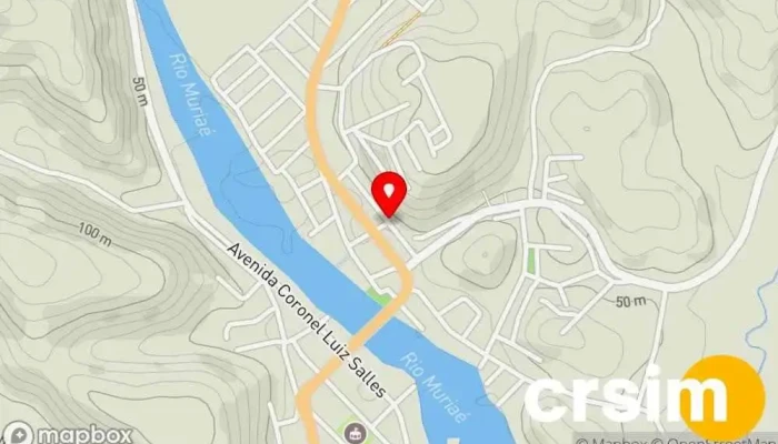 mapa de Paraíso Hotel Hotel em Italva