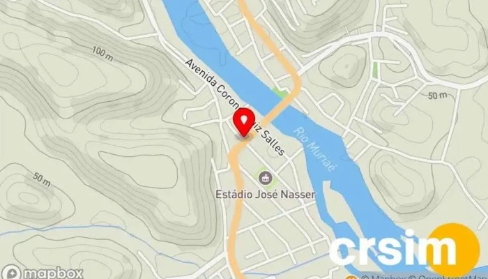 mapa de Parque industrial Loja de celulares em Italva