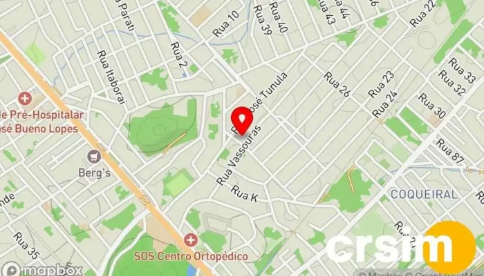 mapa de Paula Lemos Atelier Loja de vestidos em Seropédica
