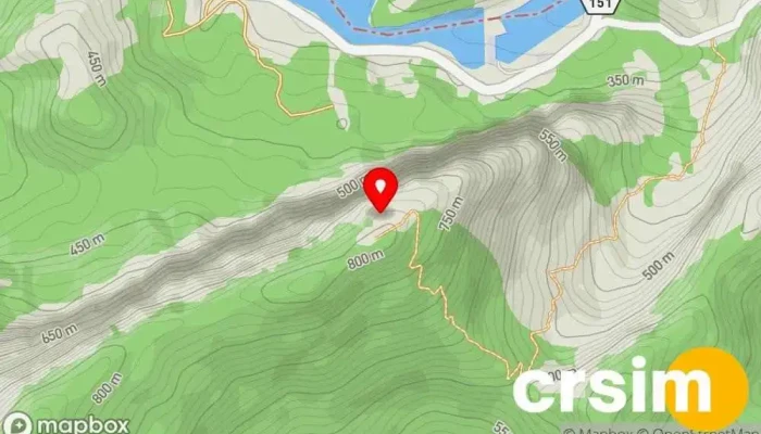 mapa de Pedra de Paraibuna Trilha de Caminhada, Atração turística em Comendador Levy Gasparian