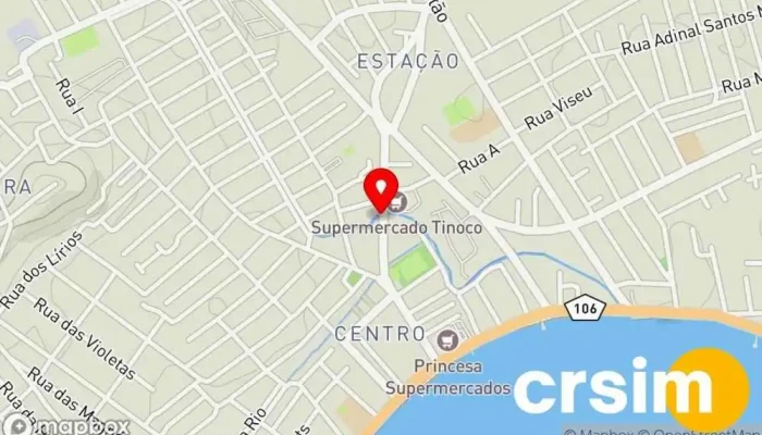 mapa de Pele Dourada Loja de Roupa em Iguaba Grande