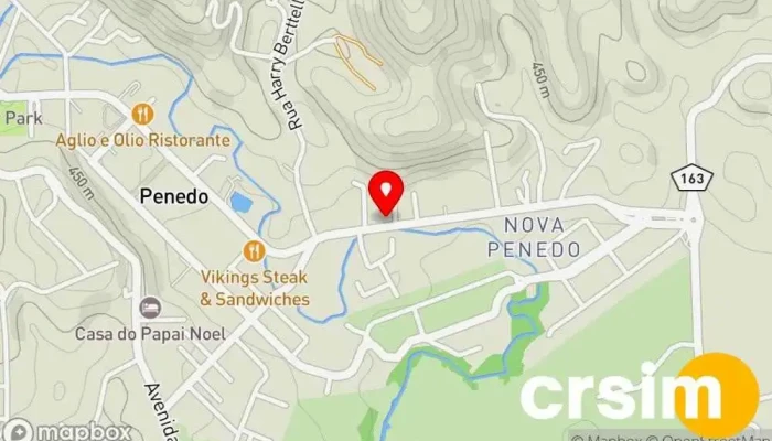 mapa de Penedo Couros Loja de Roupa em Itatiaia