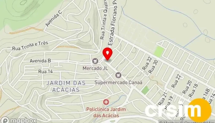 mapa de Perfeitinha Cosméticos e Acessórios. Loja em Porto Real