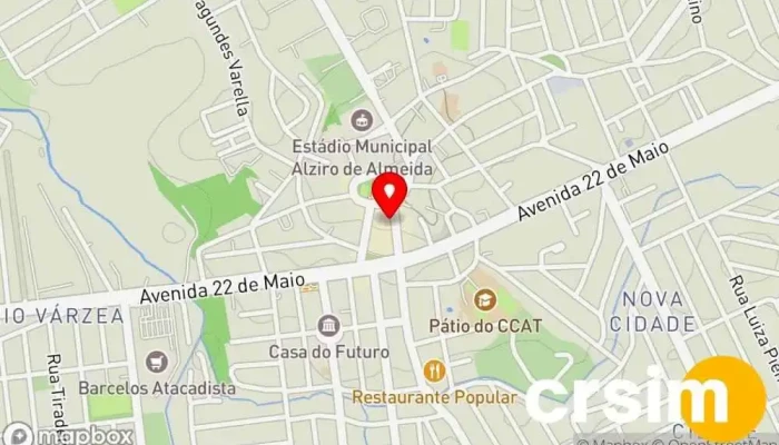 mapa de Petit Mimi Loja de moda infantil em Itaboraí