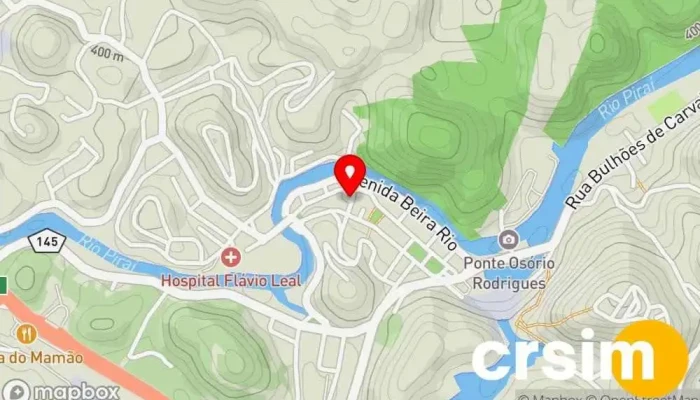 mapa de Piraí  em Piraí