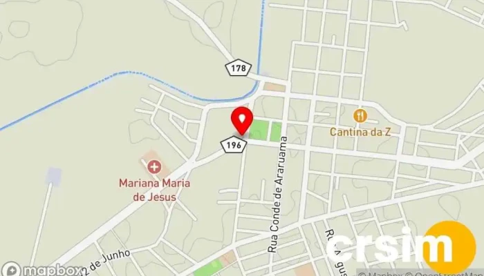mapa de Pitangas Loja de presentes, Loja de Roupa em Quissamã