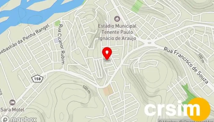 mapa de Play Fashion Loja de Roupa em Itaocara