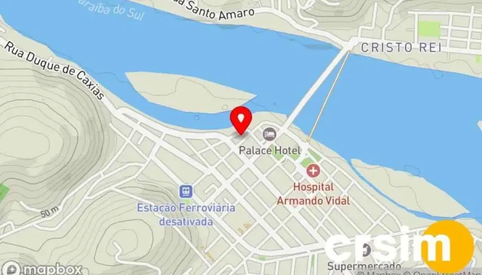 mapa de Polyana Papelaria E Presentes Loja de presentes em São Fidélis