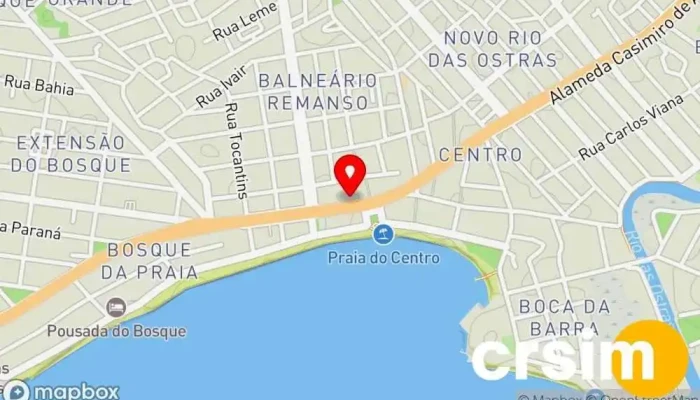 mapa de Ponto Loja de eletrônicos, Loja de eletrodomésticos, Loja em Rio das Ostras