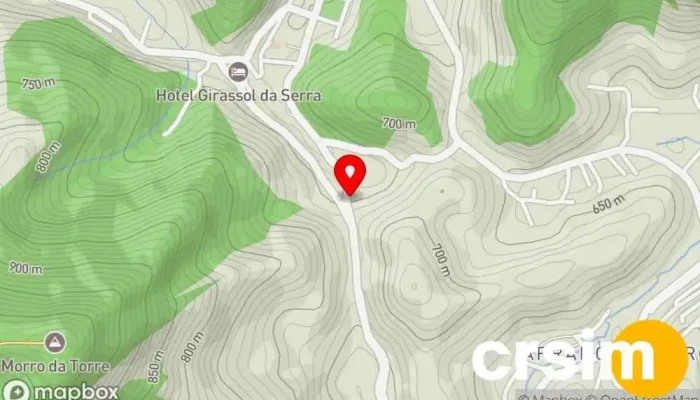 mapa de Pousada João & Maria Pousada em Santa Maria Madalena