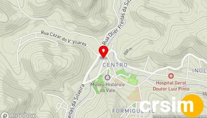mapa de Pousada Lírios do Campo Pousada em Rio das Flores