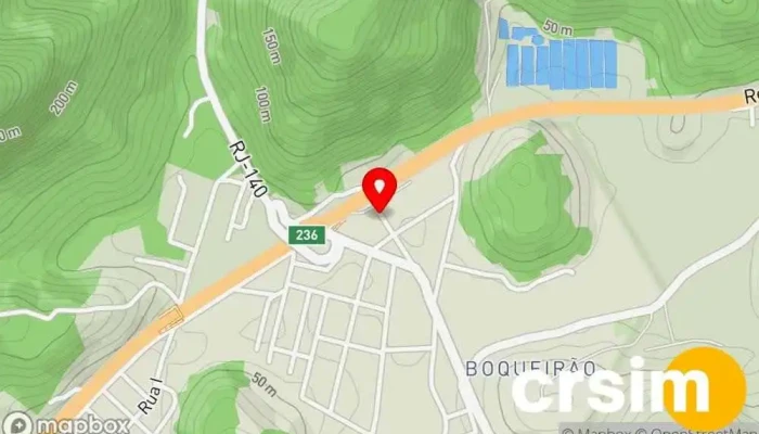 mapa de Pousada Villa Jardim Hotel, Hospedaria, Pousada em Silva Jardim