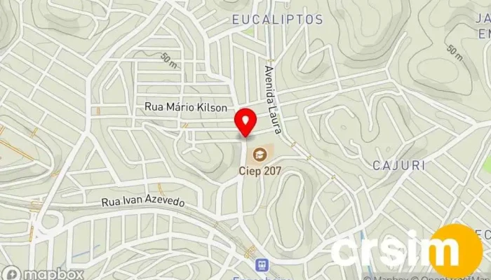 mapa de Praça Olavo Bilac Em Frente À Loja Brasil Loja de cosmético em Japeri