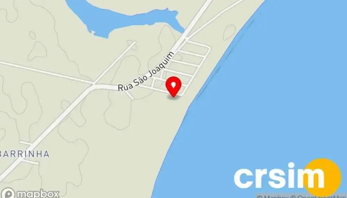 mapa de Praia de Buena Praia em São Francisco de Itabapoana