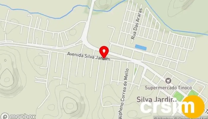 mapa de Preciosa Semente Livraria Cristã Livraria cristã em Silva Jardim