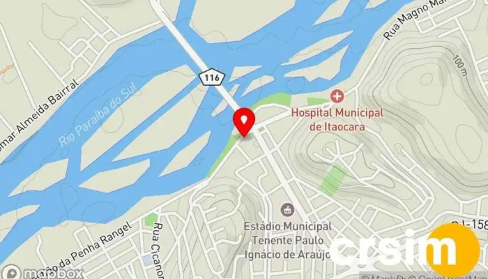 mapa de Prefeitura Municipal de Itaocara Prefeitura em Itaocara