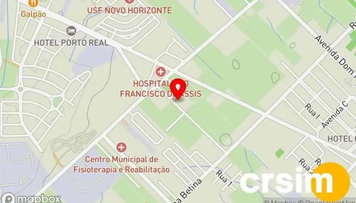 mapa de Prefeitura Municipal de Porto Real Prefeitura em Porto Real