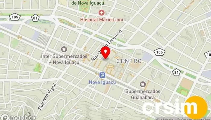mapa de Prolar Papelaria em Nova Iguaçu