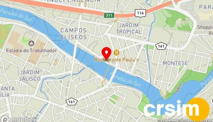 mapa de Próxima Loja de moda feminina em Resende
