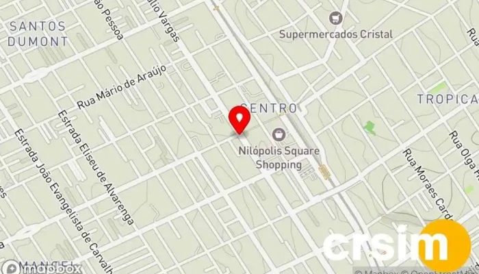 mapa de Quebra Vento Loja de Roupa em Nilópolis