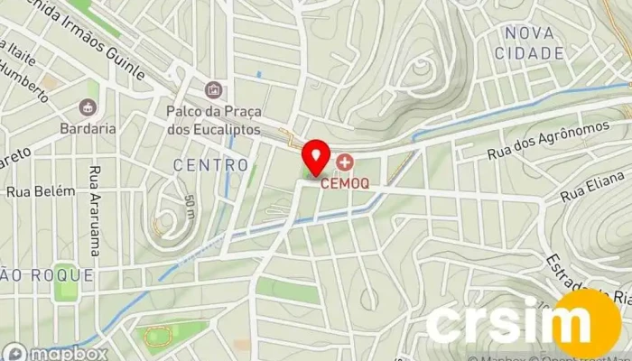 mapa de Queimados Top Center Loja de Roupa em Queimados