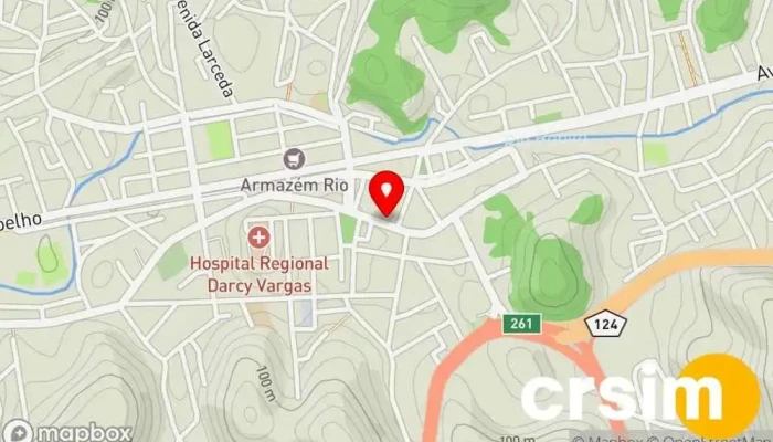 mapa de Raquel Calçados Loja de calçado em Rio Bonito