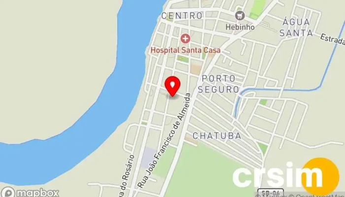 mapa de Raven Cloth Loja de Roupa em São João da Barra