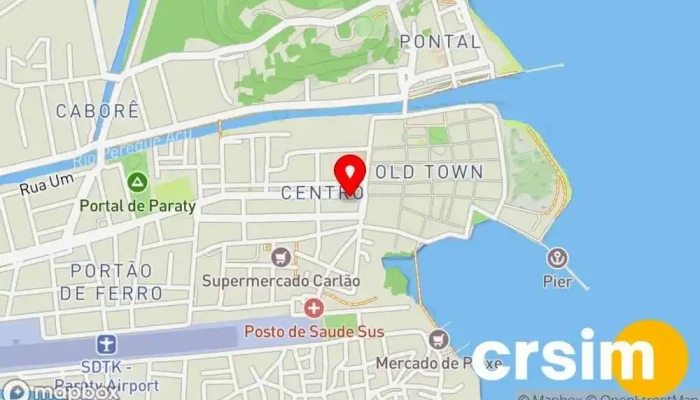 mapa de reÚSE BRECHÓ Loja de roupas vintage em Paraty