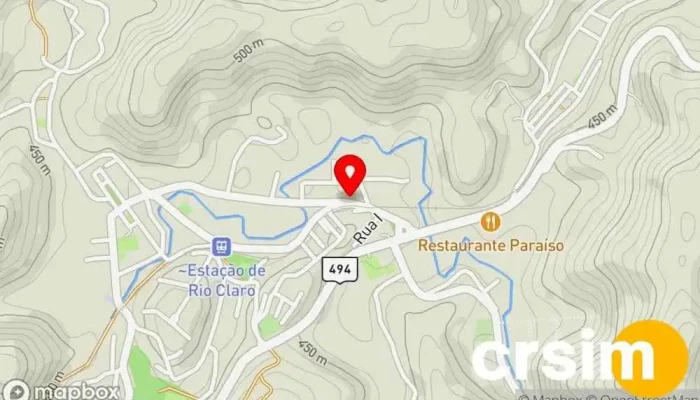 mapa de Rica Charme Loja em Rio Claro