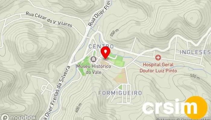 mapa de Rio das Flores- RJ Parque em Rio das Flores