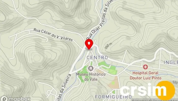 mapa de Rio das Flores  em Rio das Flores