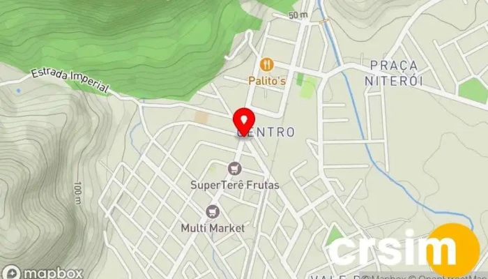 mapa de Rio Tecidos Loja de tecidos em Guapimirim