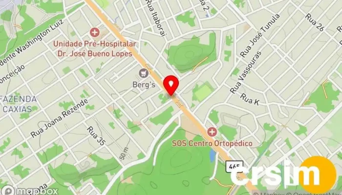 mapa de RMotos Seropédica - RJ Loja de motocicletas, Concessionária Honda, Loja de peças para motocicletas, Concessionária de motocicletas usadas em Seropédica