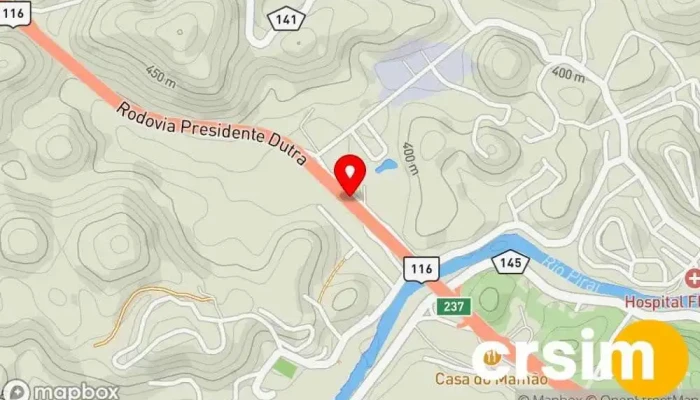 mapa de Rodovia Presidente Dutra 237618, Piraí - Rio de Janeiro,, Brasil Ponto de ônibus em Piraí