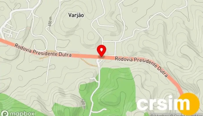 mapa de Rodovia Presidente Dutra Piraí - Rio de Janeiro, Brasil Ponto de ônibus em Piraí