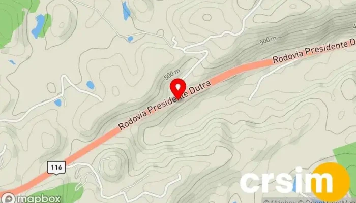 mapa de Rodovia Presidente Dutra Piraí - Rio de Janeiro, Brasil Ponto de ônibus em Piraí