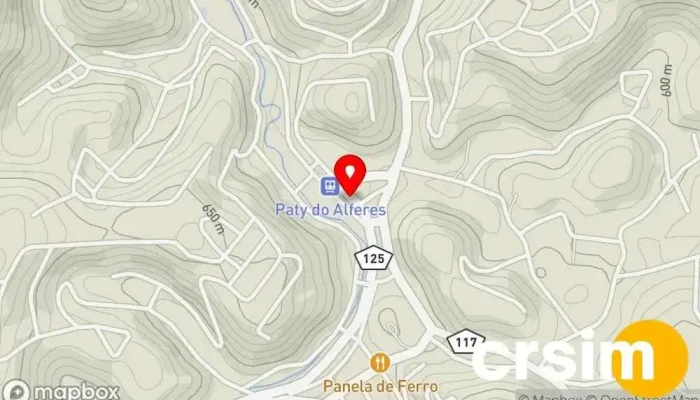 mapa de Rosana Modas Loja de Roupa em Paty do Alferes
