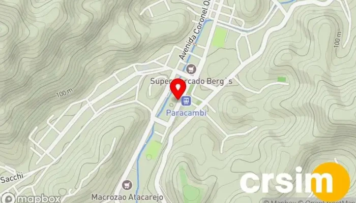 mapa de Rota Carioca Loja de Roupa em Paracambi
