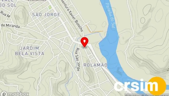 mapa de Rua Bulhoes De Carvalho 838, Pinheiral - Rio de Janeiro, 27197, Brasil Ponto de ônibus em Pinheiral